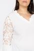 Picture of PLUS SIZE TOP WITH LACE SLEEVE